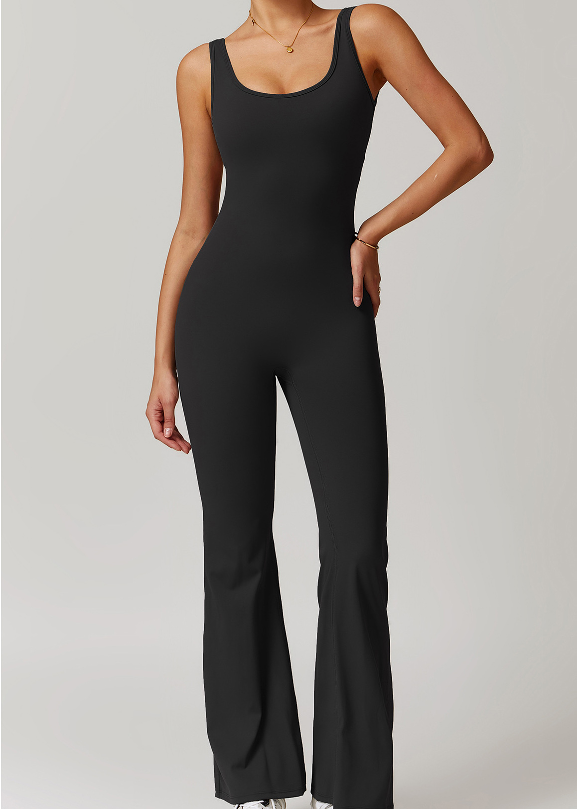Customized Hollow back yoga jumpsuit