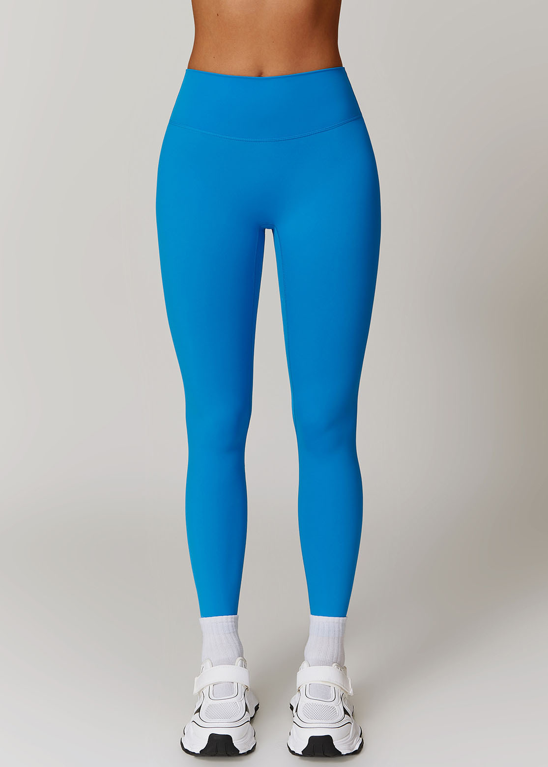 Customized Brushed tummy-controlling high-waisted fitness pants