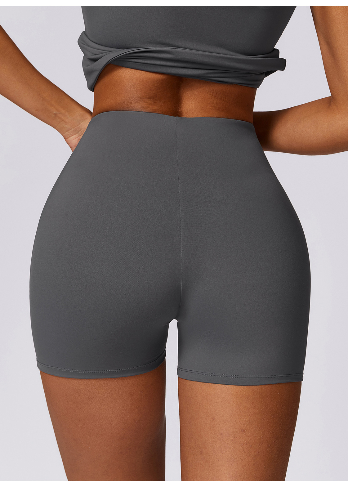 Customized Hip Lifting High Waist Yoga Shorts