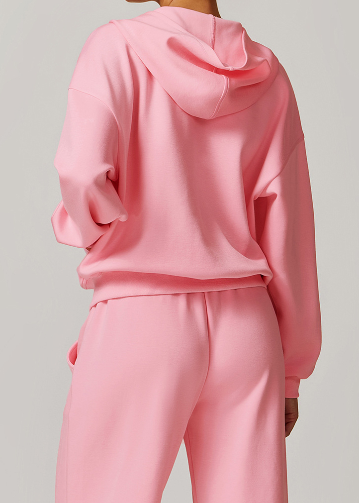 Customized Sports Sweatshirt Pure Color Casual