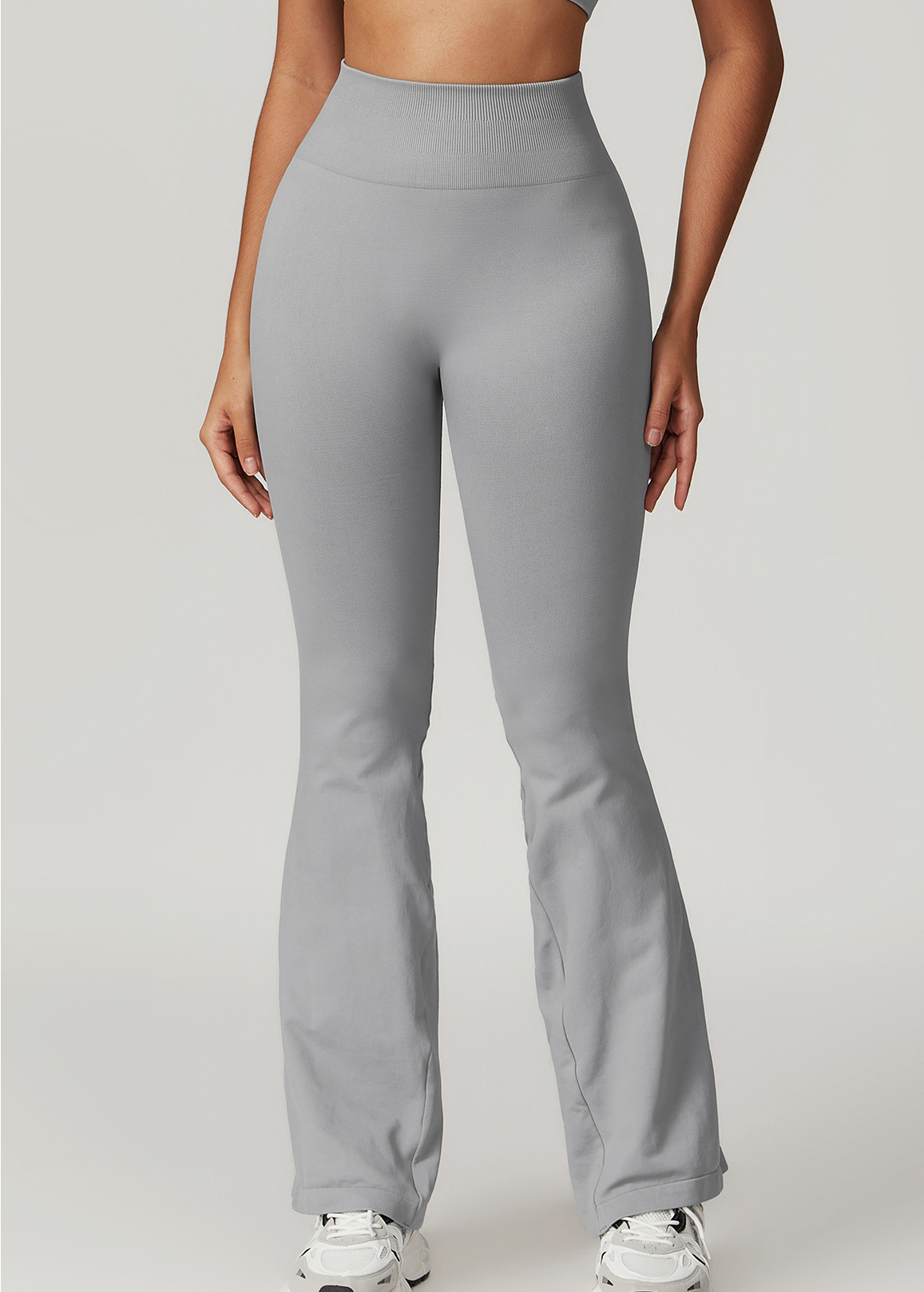 Customized Skinny Seamless Hip Lifting Yoga Flared Pants