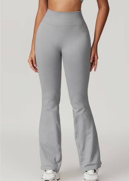 Customized Skinny Seamless Hip Lifting Yoga Flared Pants