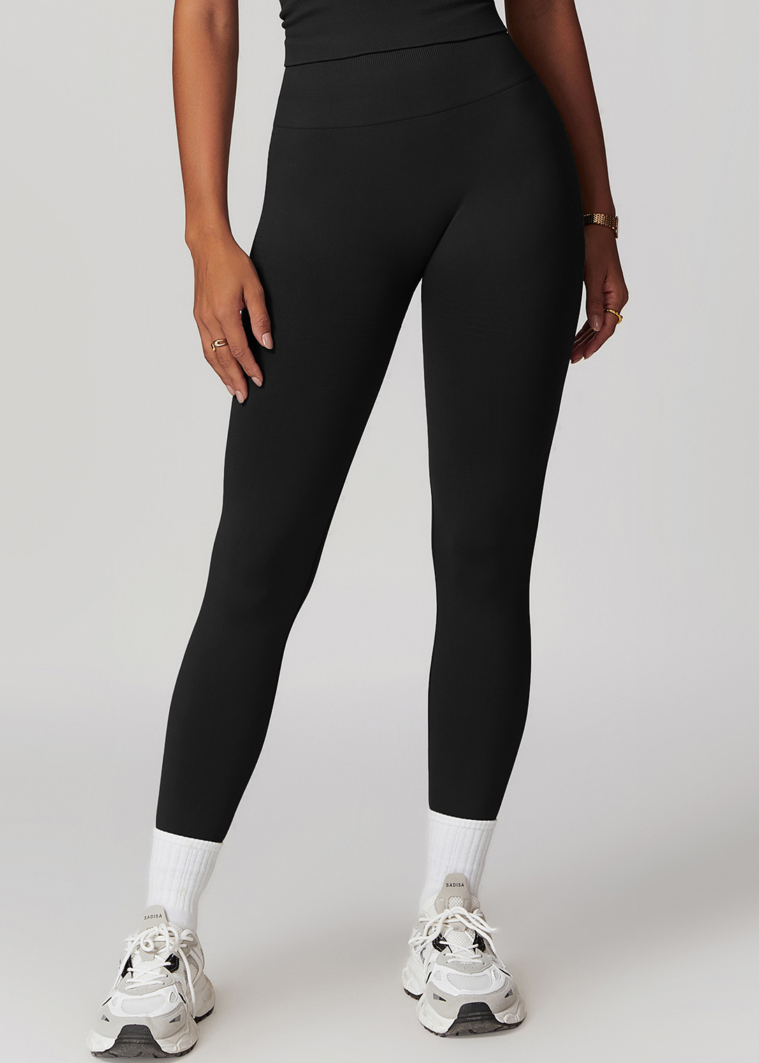 Customized Seamless Threaded Tummy Tuck Fitness Pants