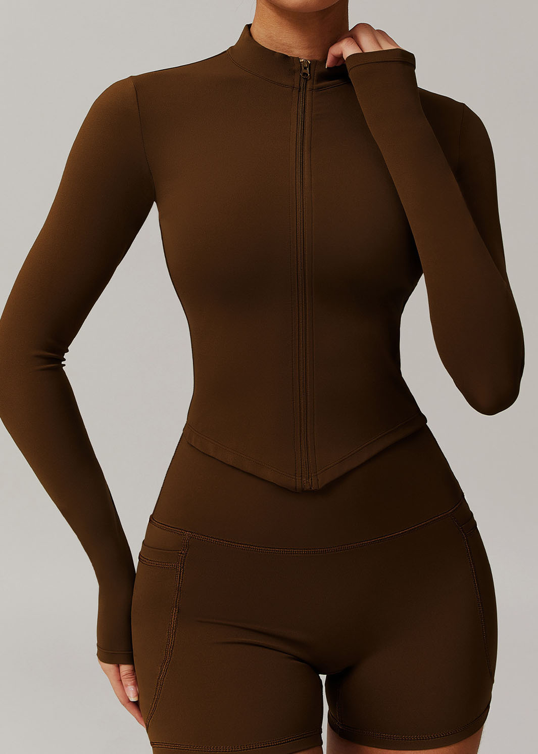 Customized Tight long sleeve yoga jacket