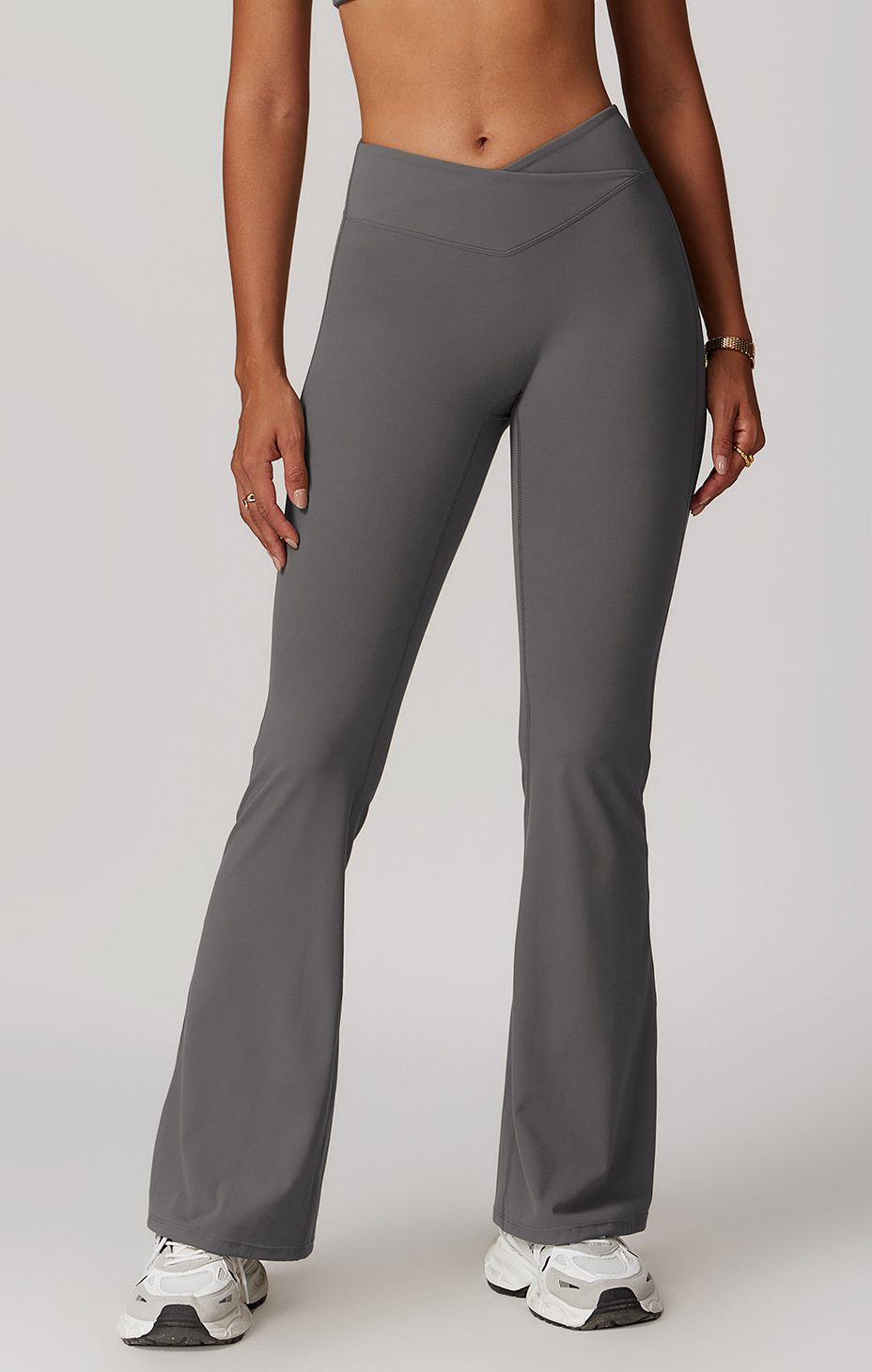 Customized  cross high waist yoga pants