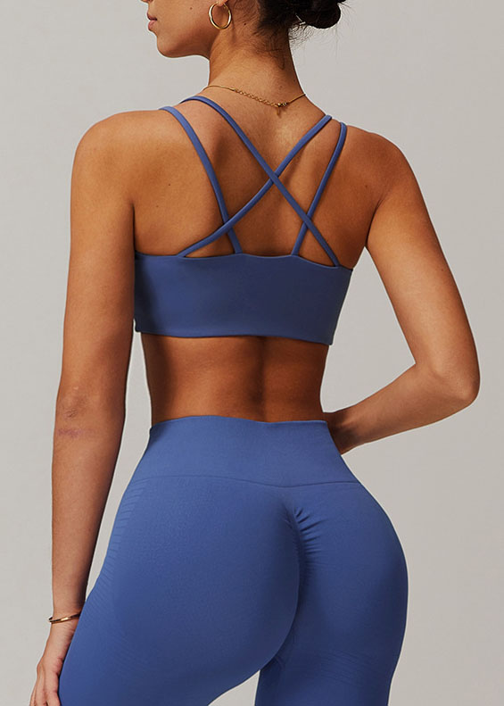 Customized Quick dry yoga shorts fake two piece