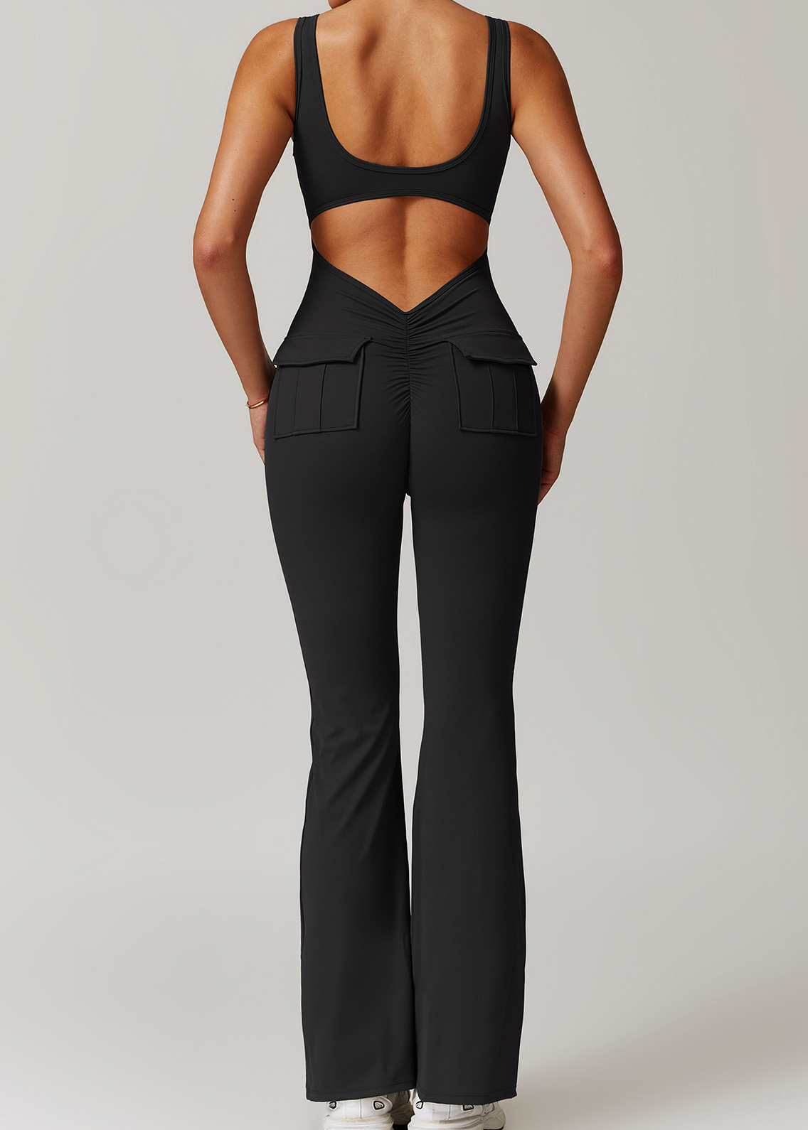 Customized Hollow back yoga jumpsuit