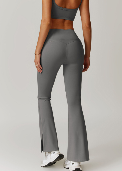 Customized Hip-lift flared wide-leg pants