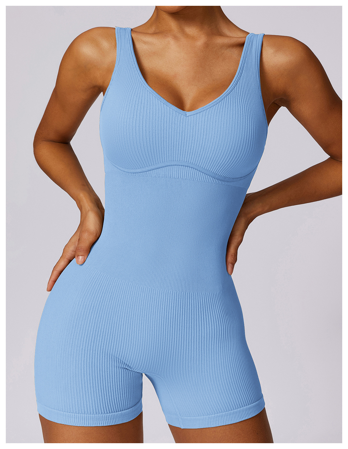 Customized High Strength Seamless Backless One-piece Yoga Wear