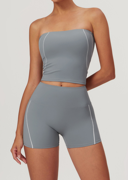 Customized Strapless Big Back Yoga Tank Top