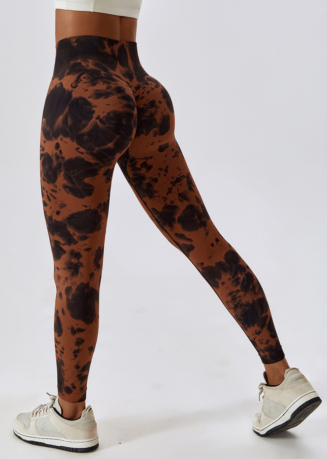 Customized Tie-Dye Seamless High Waist Yoga Pants