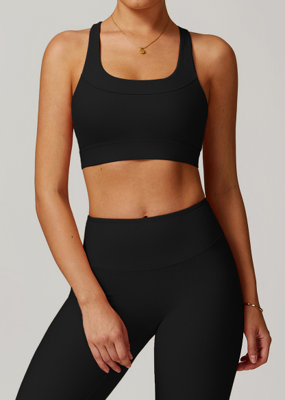 Customized Threaded tight back yoga bra