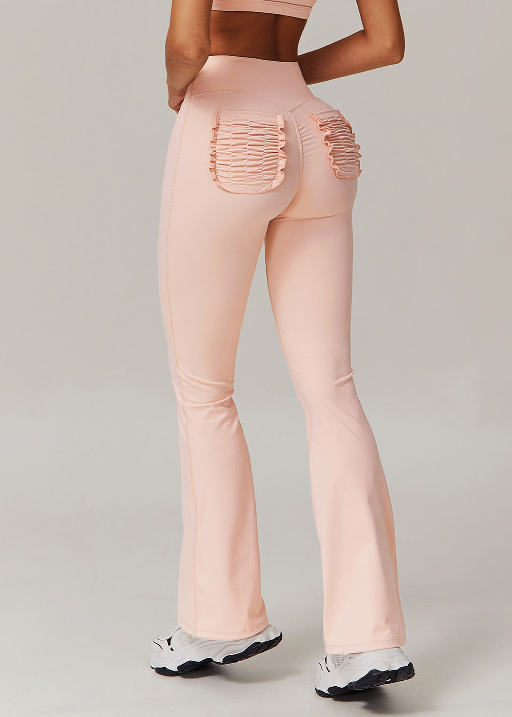 Customized Fitness wide-leg flared pants