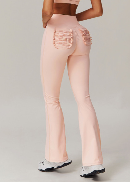 Customized Fitness wide-leg flared pants