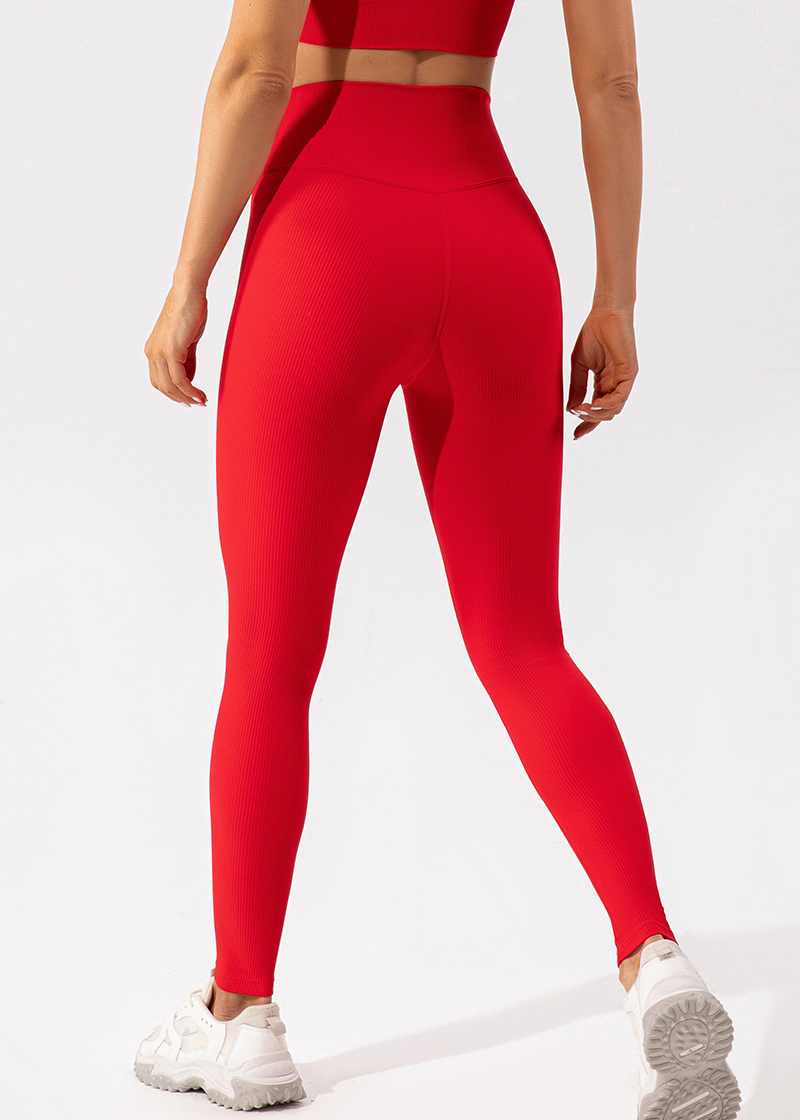 Customized Threaded Skinny Hip Lifting Running Sweatpants