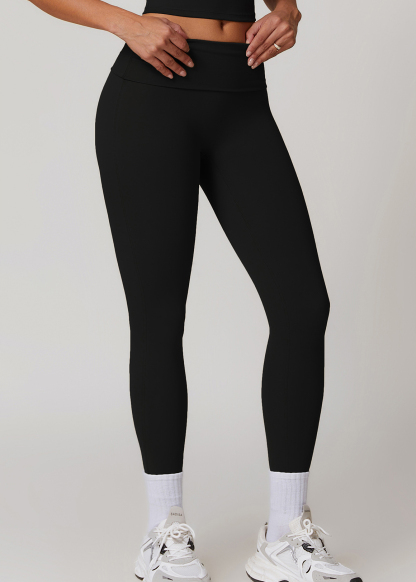 Customized Folded High Waist Fitness Pants