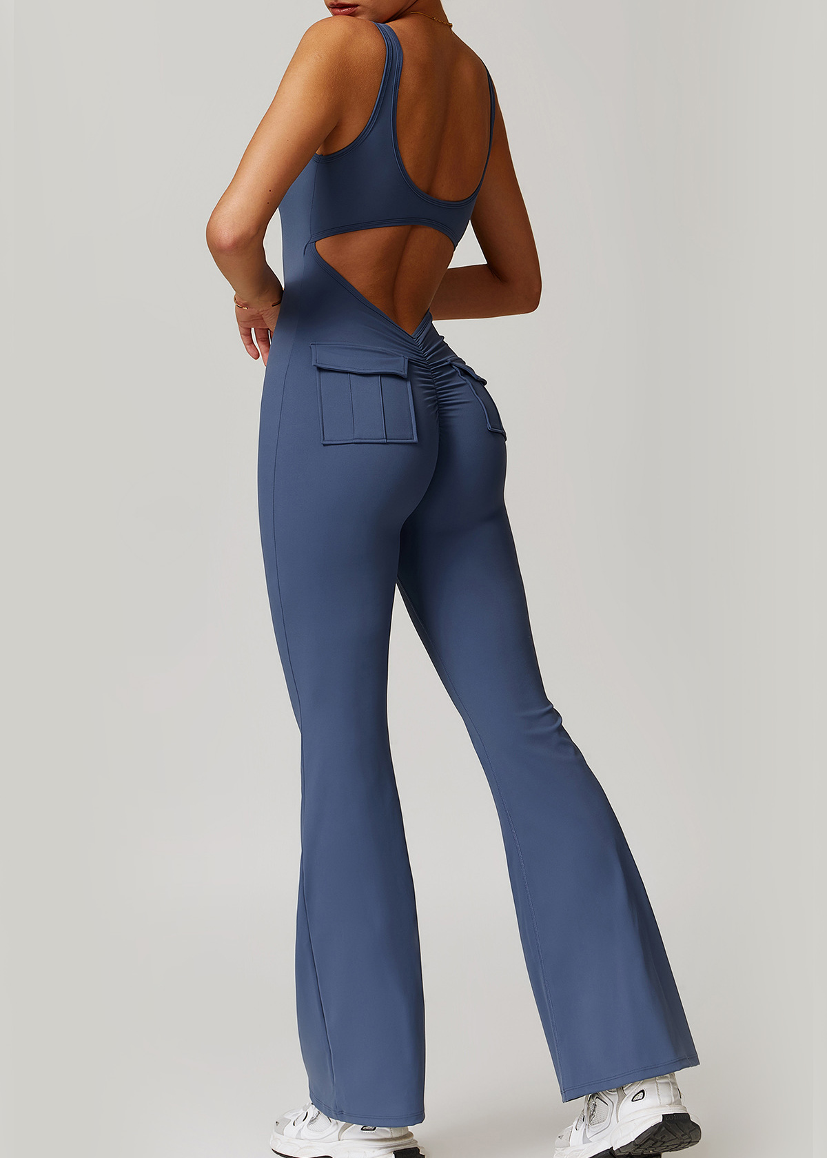 Customized Hollow back yoga jumpsuit