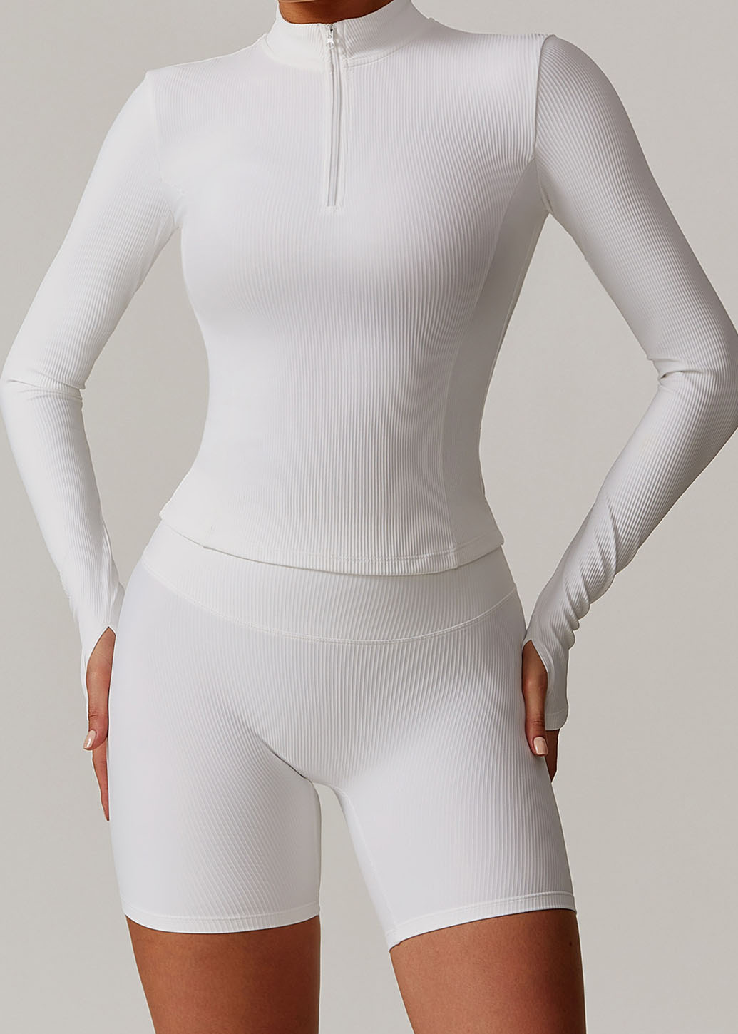 Customized Stand collar long sleeve yoga suit