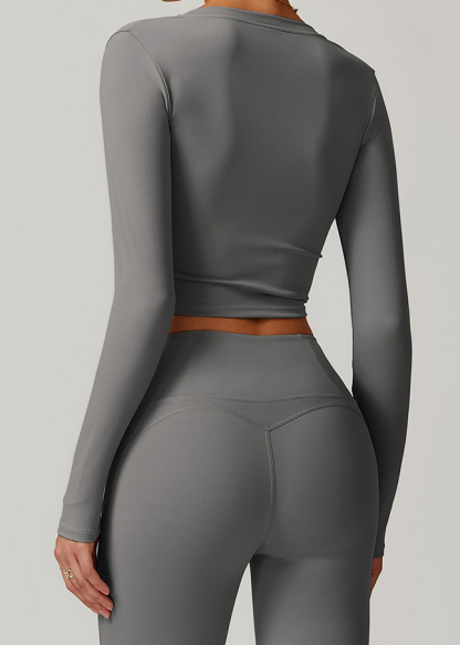 Customized Long-sleeved T-shirt Yoga Wear