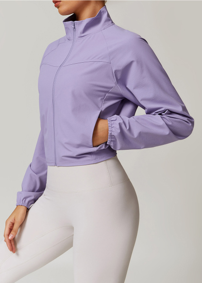 Customized Quick-drying stand collar sports jacket