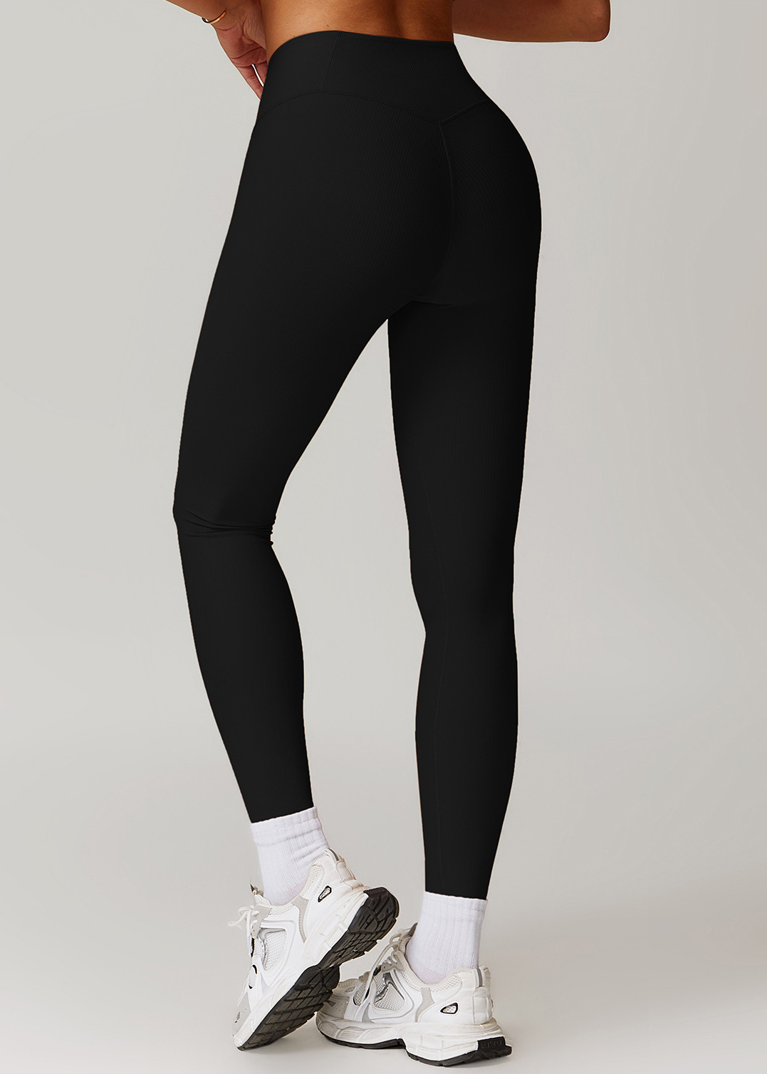 Customized Threaded hip-lifting high-waisted yoga pants