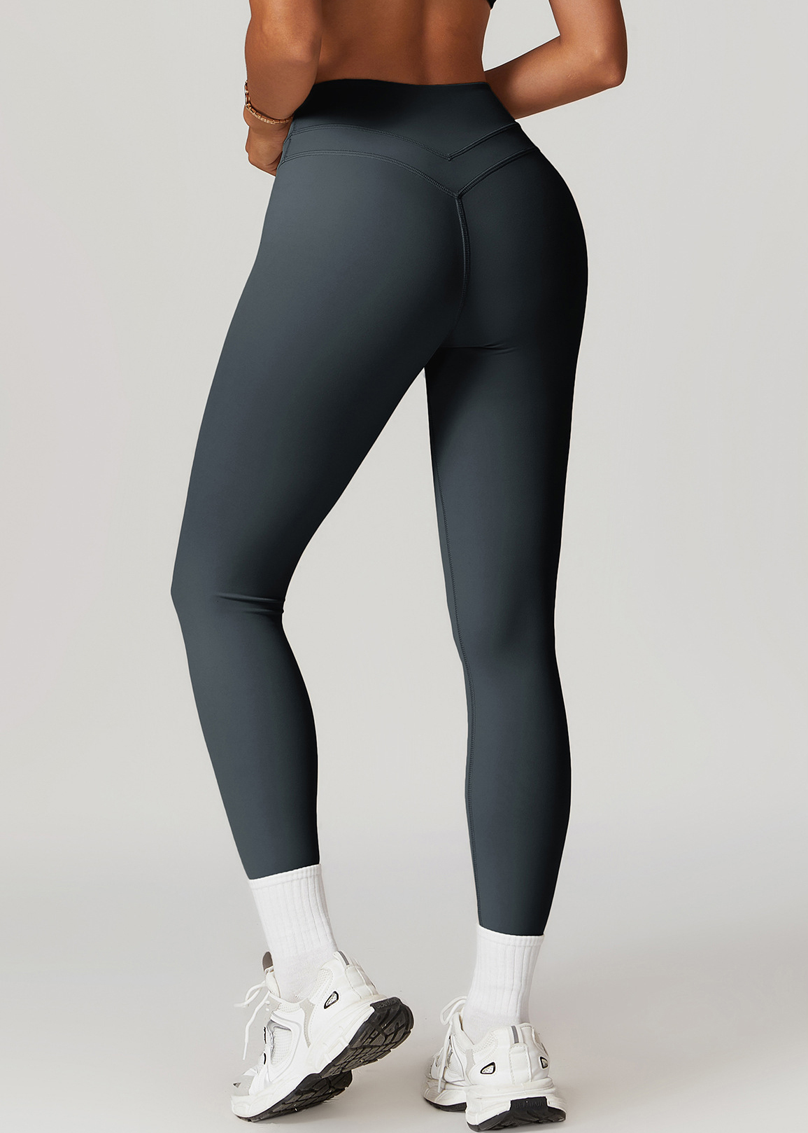 Customized Brushed Skinny High Waist Yoga Pants