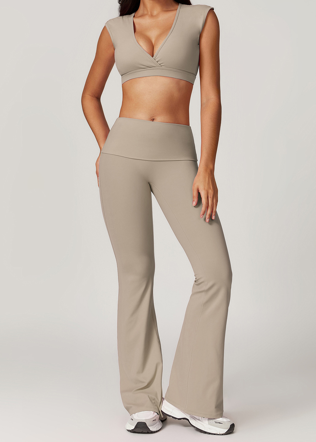 Customized Casual Wide Leg Skinny Yoga Pants