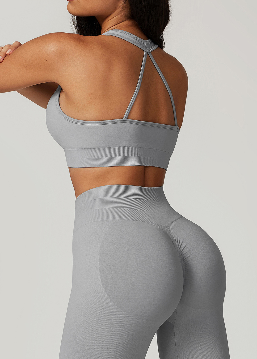 Customized Seamless Yoga Bra Nude