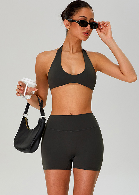 Customized Nylon-spandex brushed fabric bra