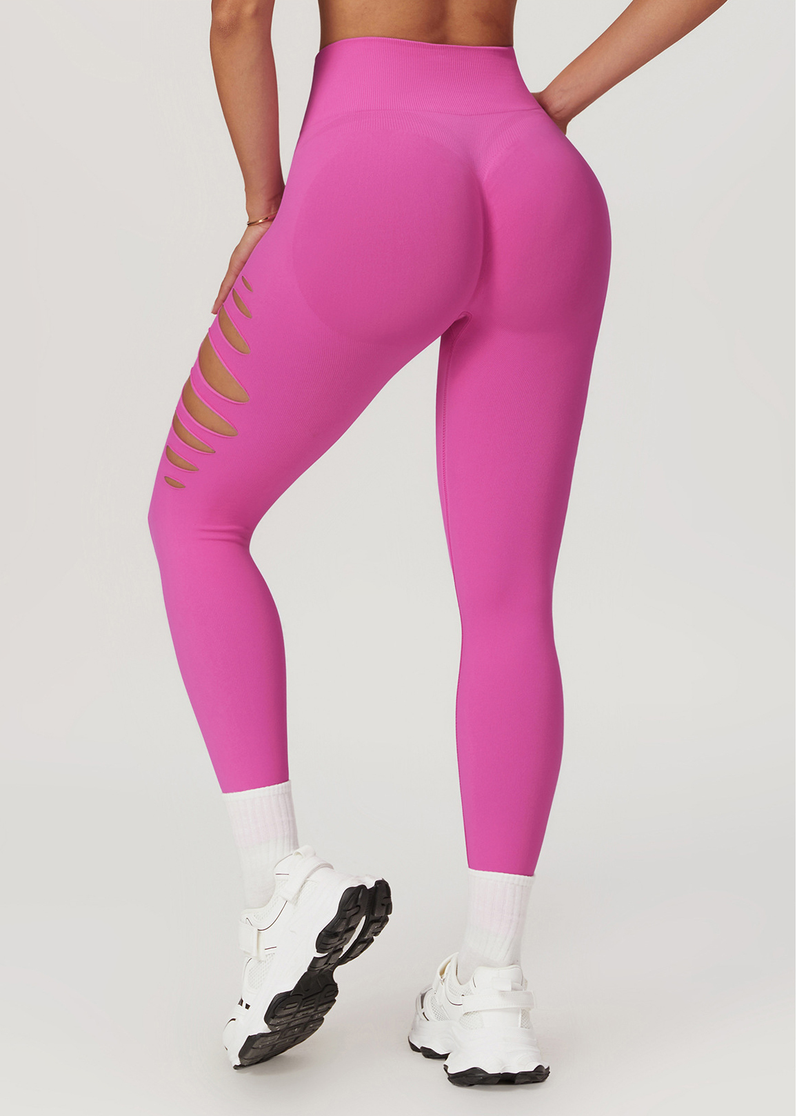 customized Cutout Seamless Skinny Yoga Pants