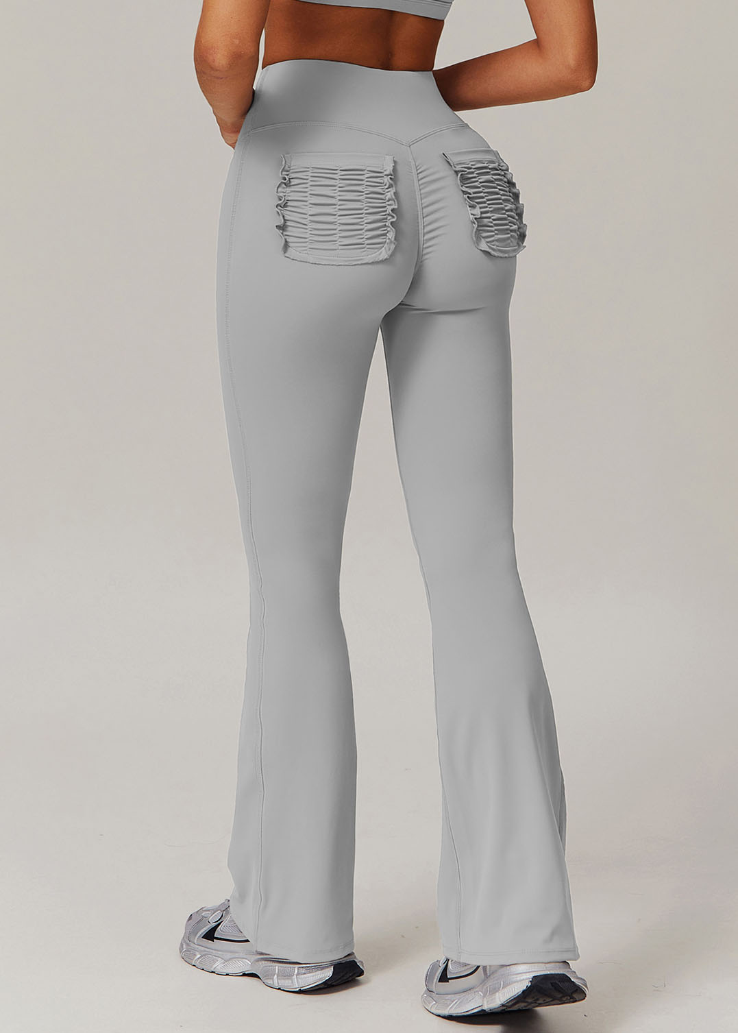 Customized Fitness wide-leg flared pants