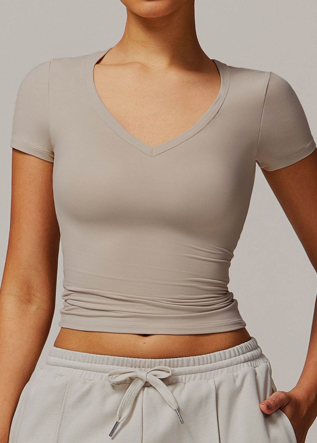 [Copy]Customized Quick-drying brushed tight yoga long sleeves