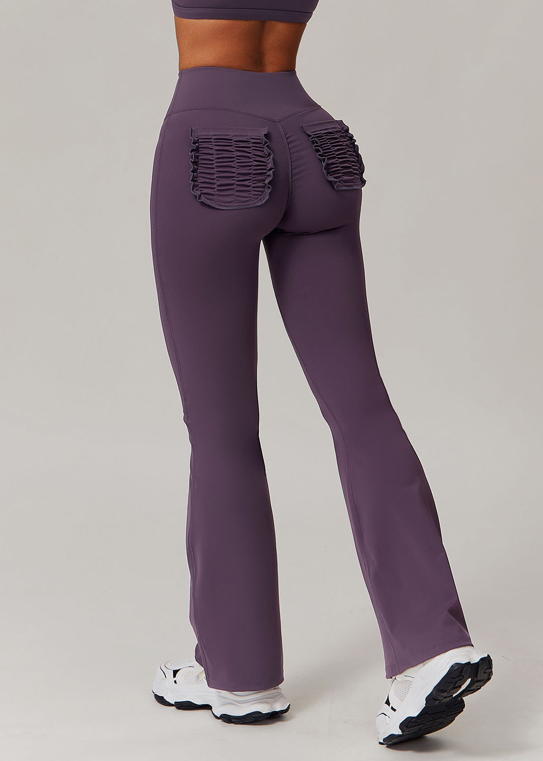 Customized Fitness wide-leg flared pants