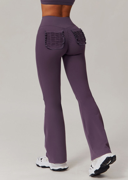 Customized Fitness wide-leg flared pants