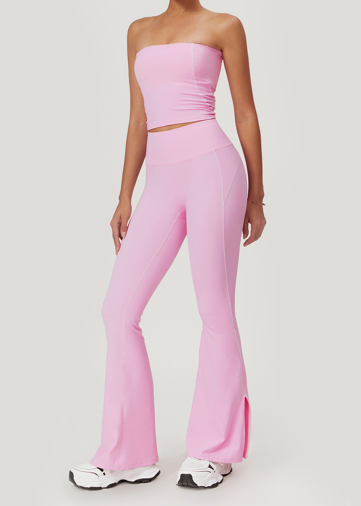 Customized Fitness wide leg flared pants