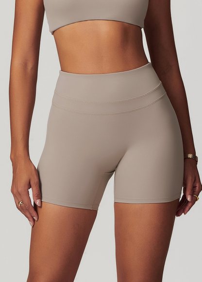 Customized Brushed Skinny Yoga Shorts