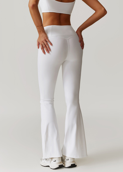 Customized Hip-lift flared wide-leg pants