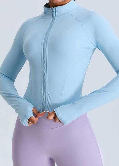 Customized Stand collar outdoor running yoga wear