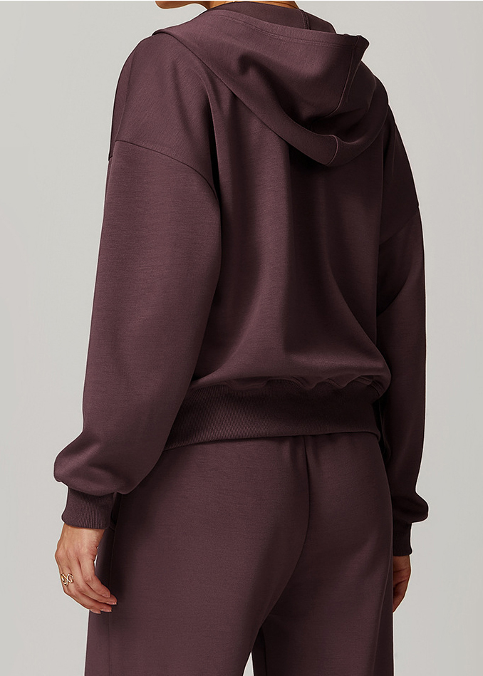 Customized Sports Sweatshirt Pure Color Casual