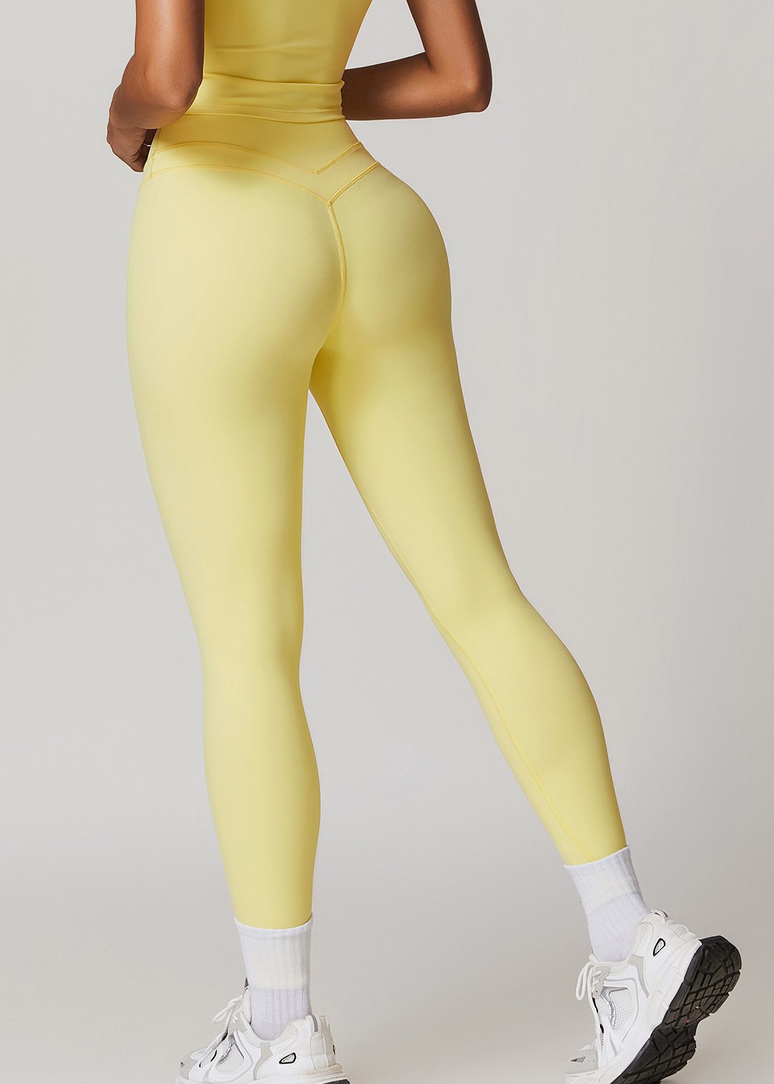 Customized Brushed Skinny High Waist Yoga Pants