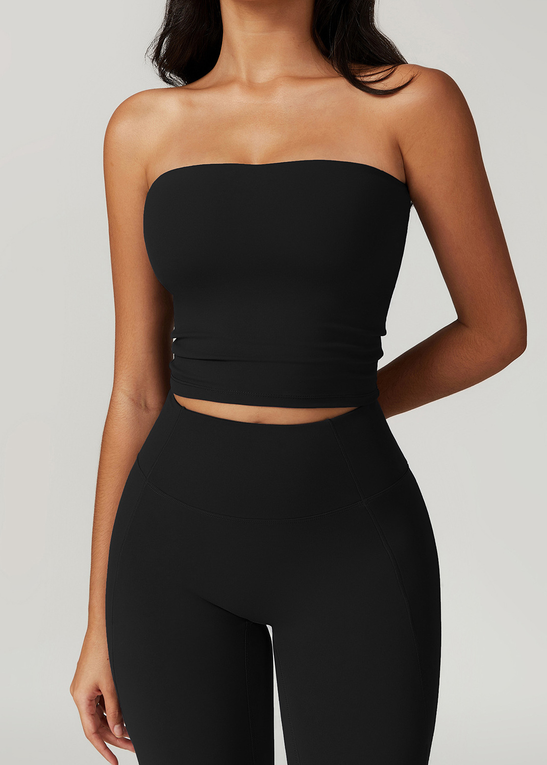 Customized Strapless Yoga Tank Top