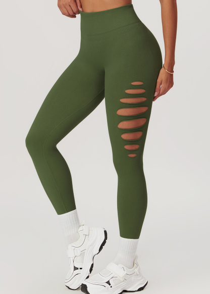 customized Cutout Seamless Skinny Yoga Pants