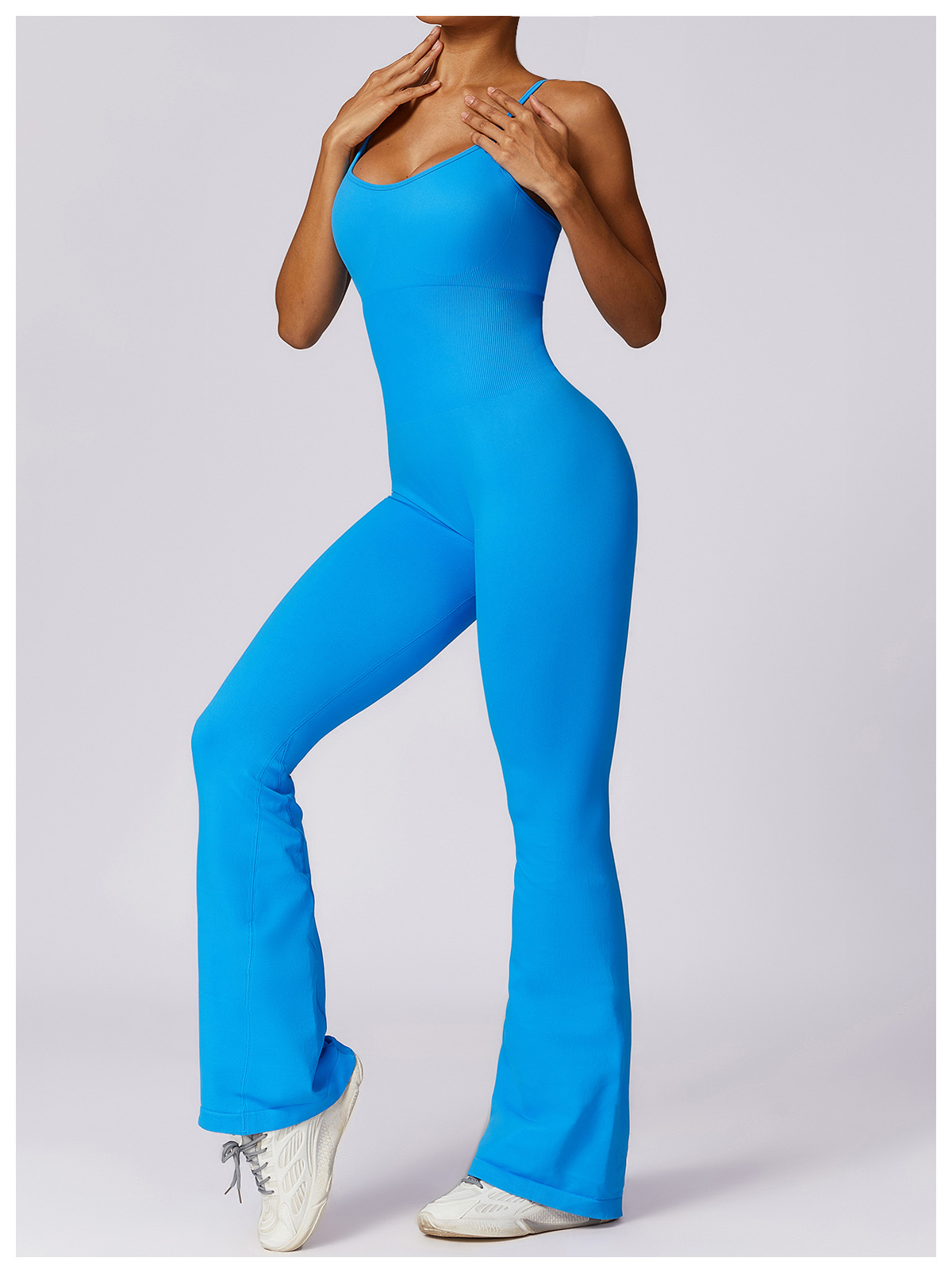 Customized seamless Casual flared jumpsuit