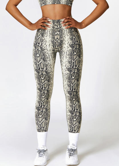 Custom Printed Seamless High Waist Yoga Pants Camouflage