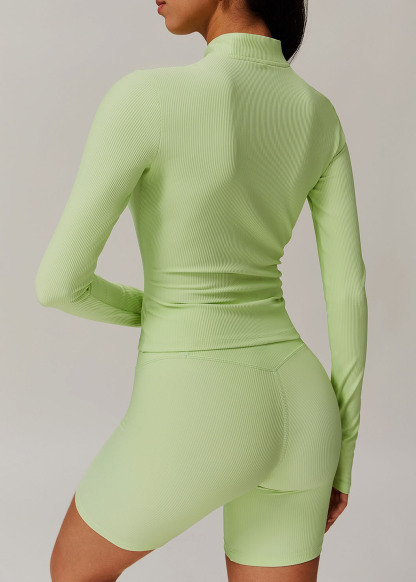 Customized Stand collar long sleeve yoga suit