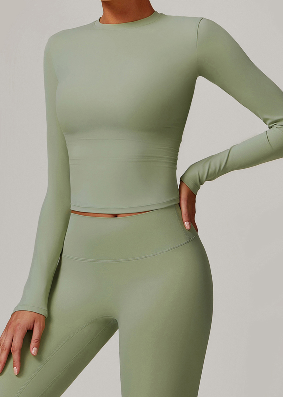 Customized Plush fitness long sleeves