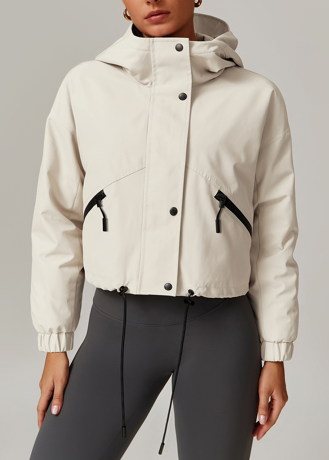 Customized White duck down jacket