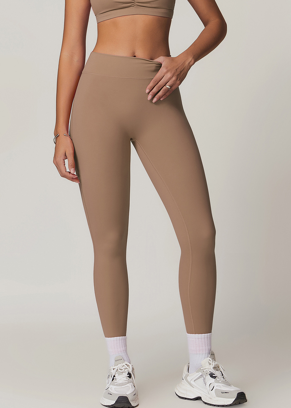 Customized Skinny High Waist Yoga Pants with Pockets