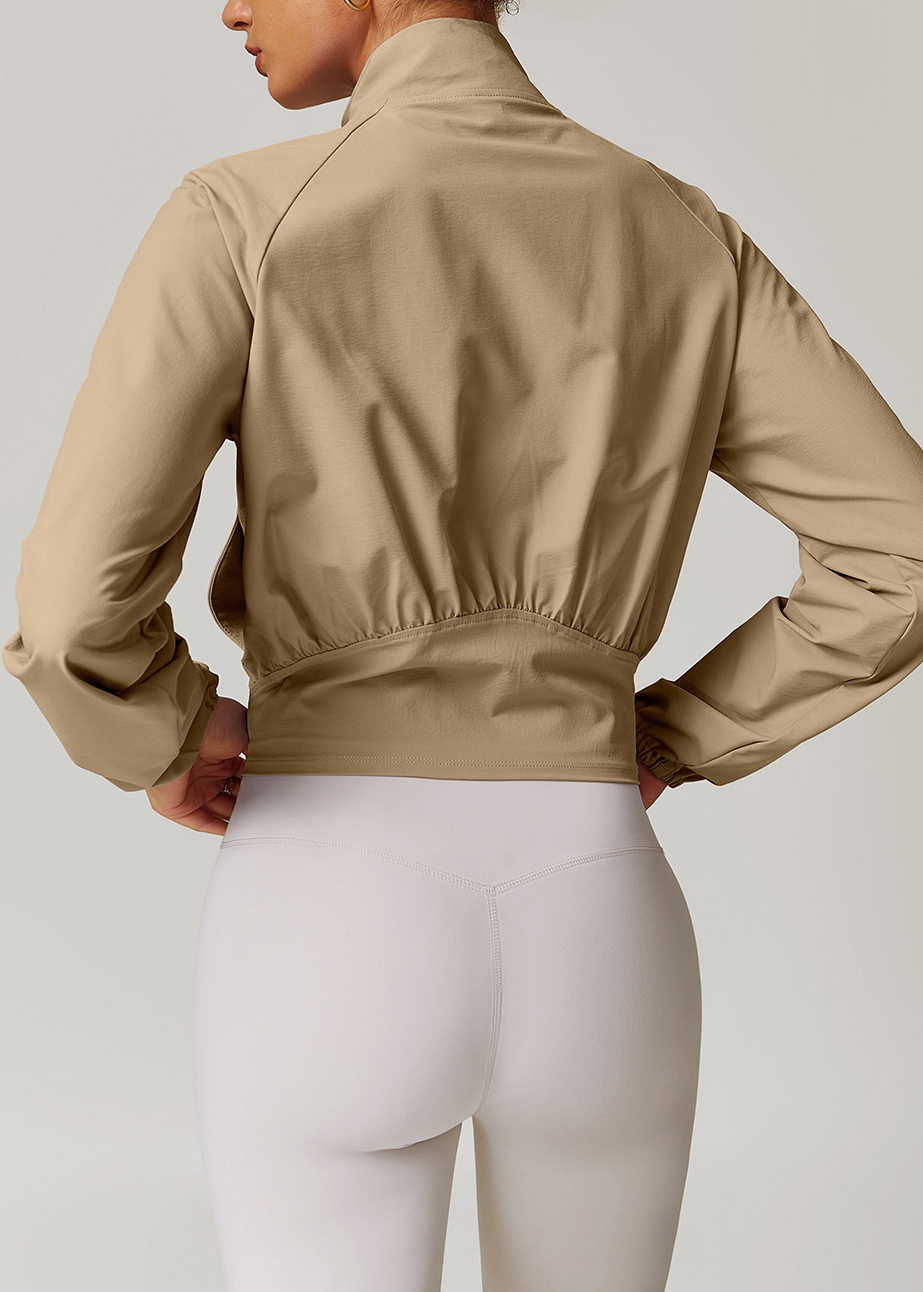 Customized Quick-drying stand collar sports jacket