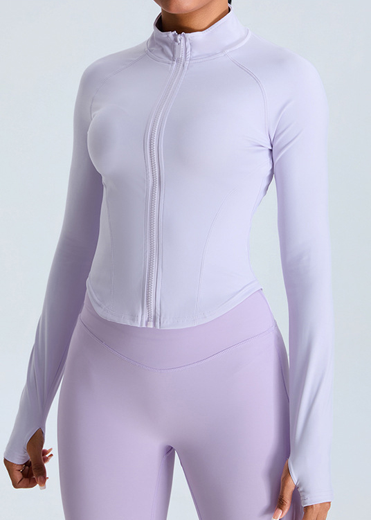 Customized Stand collar outdoor running yoga wear